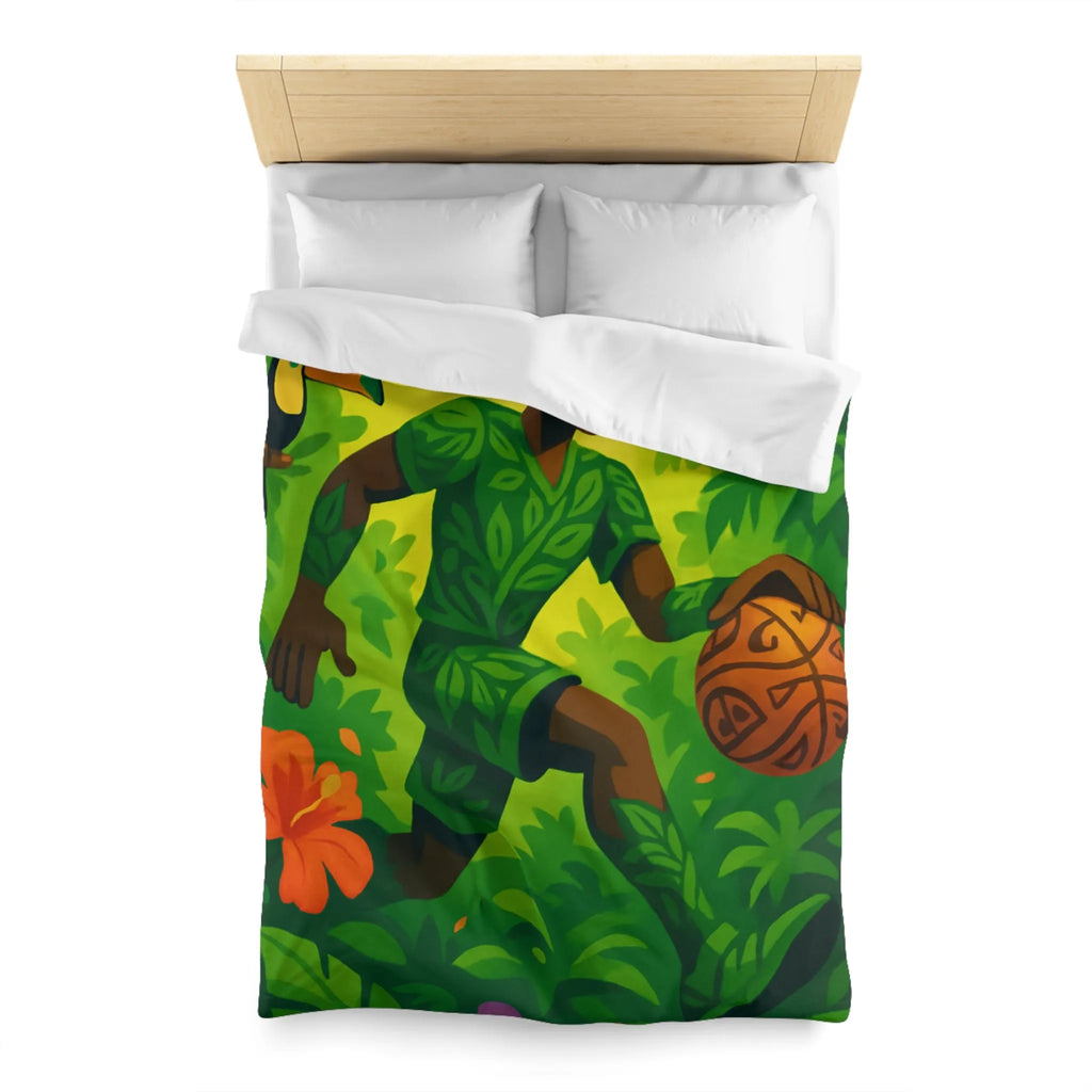 Housse de Couette Microfibre Art Graphique Contemporain Style Décoratif Chambre Tendance