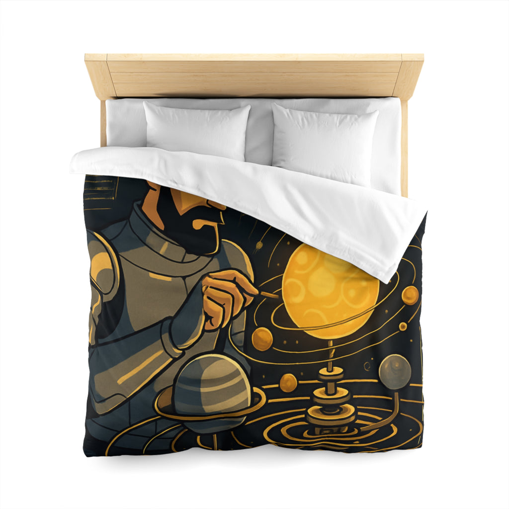 Housse de Couette Microfibre Illustration Unique Design Moderne Décoration Intérieure Raffinée