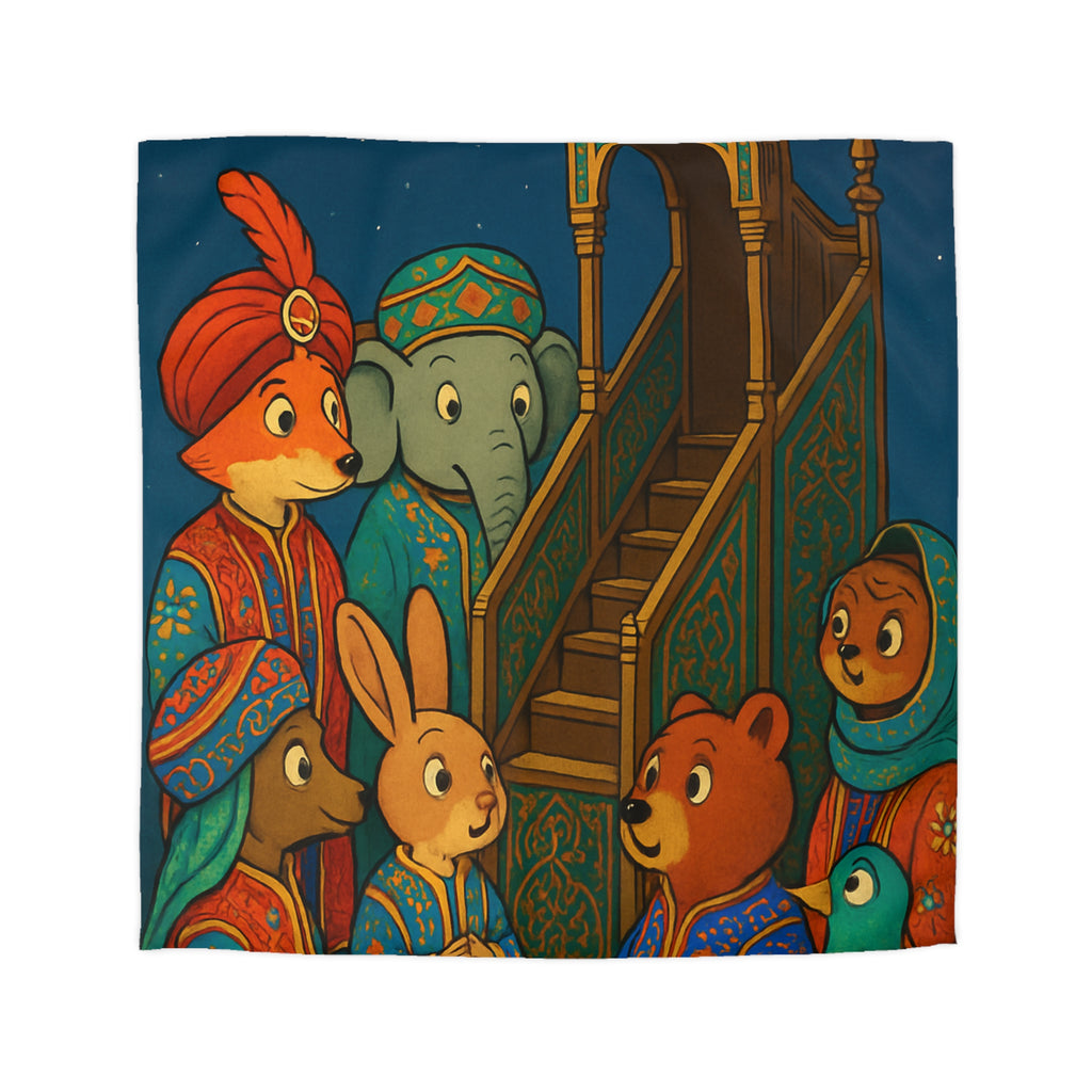 Housse de Couette Microfibre Design Artistique Moderne Décoration Chambre Confort Premium