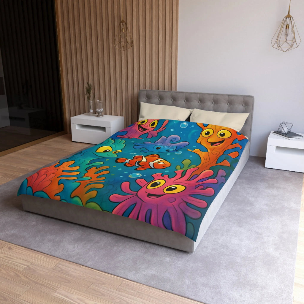 Explorez un Récif Abondant avec Poissons Sourire pour Chambre Enfant Enchantée