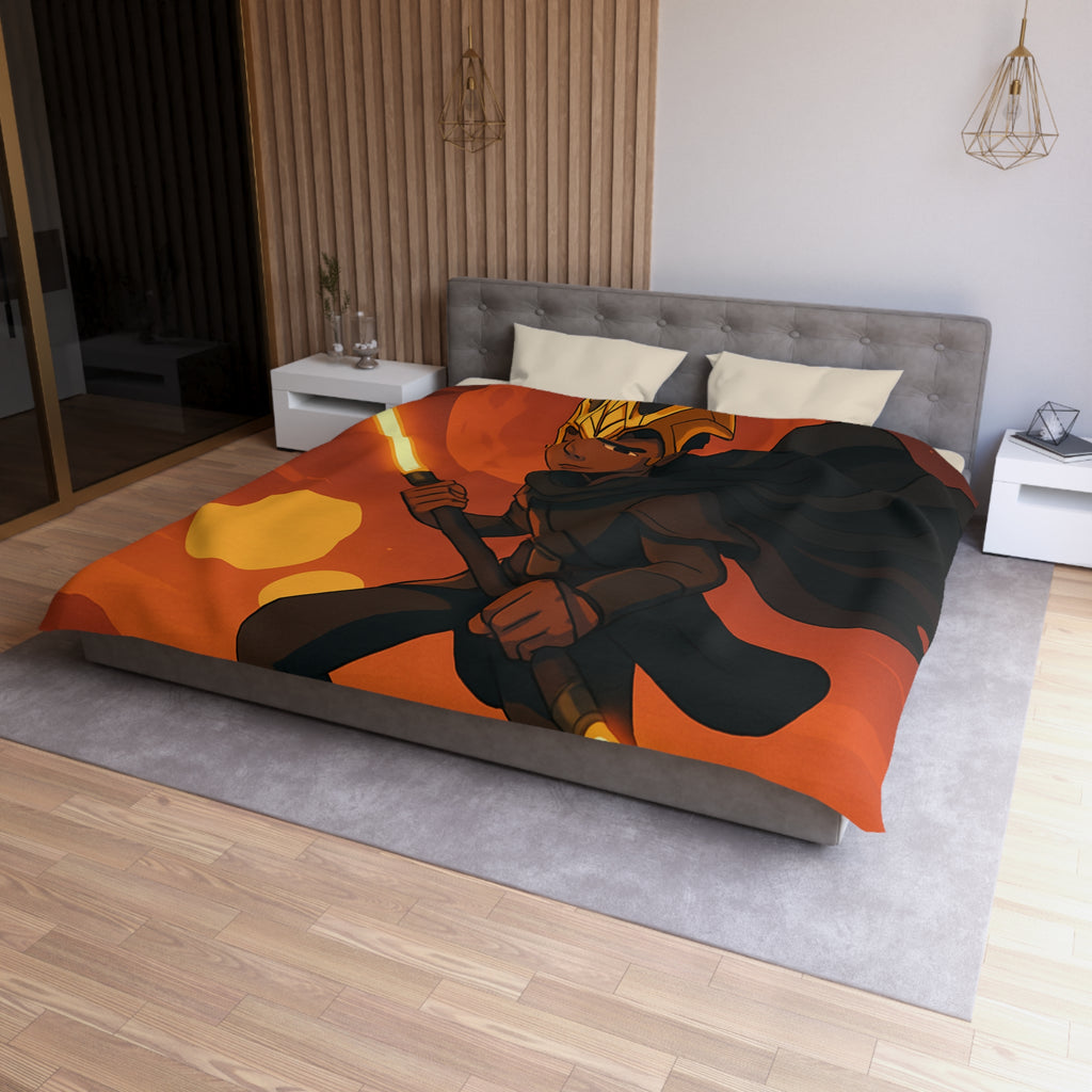 Housse de Couette Microfibre Motif Créatif Original Style Contemporain Chambre Élégante