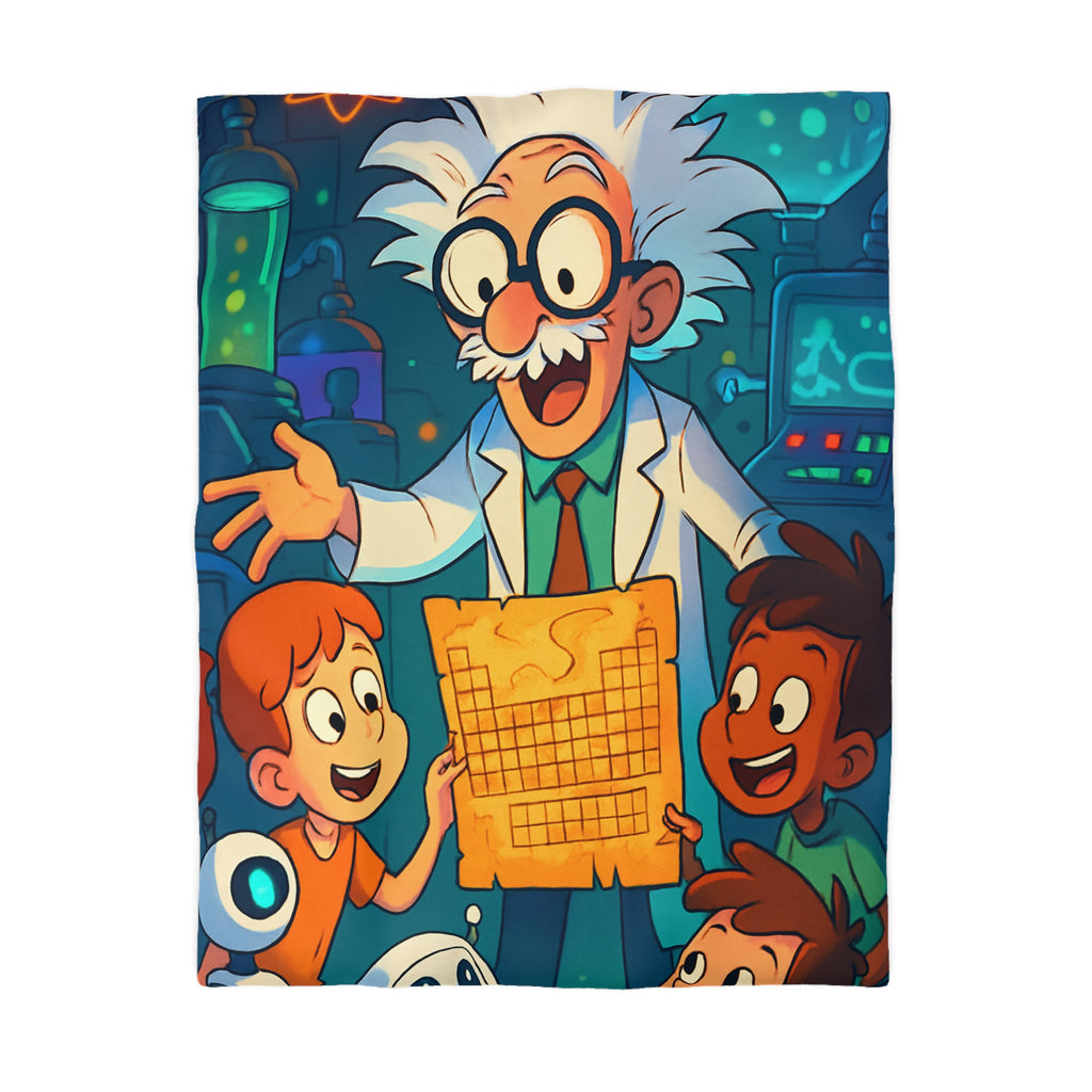 Housse de Couette Microfibre Motif Créatif Original Style Contemporain Chambre Élégante