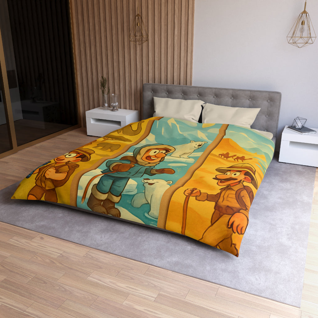 Housse de Couette Microfibre Création Artistique Moderne Design Exclusif Décoration Chambre