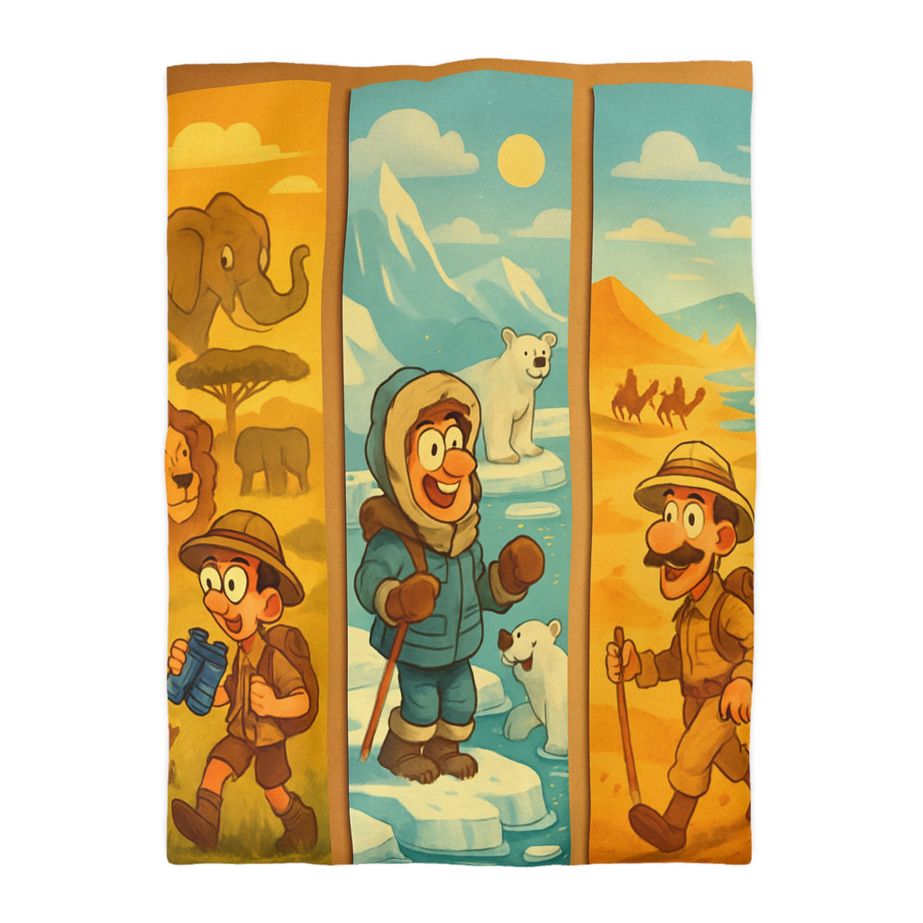 Housse de Couette Microfibre Création Artistique Moderne Design Exclusif Décoration Chambre