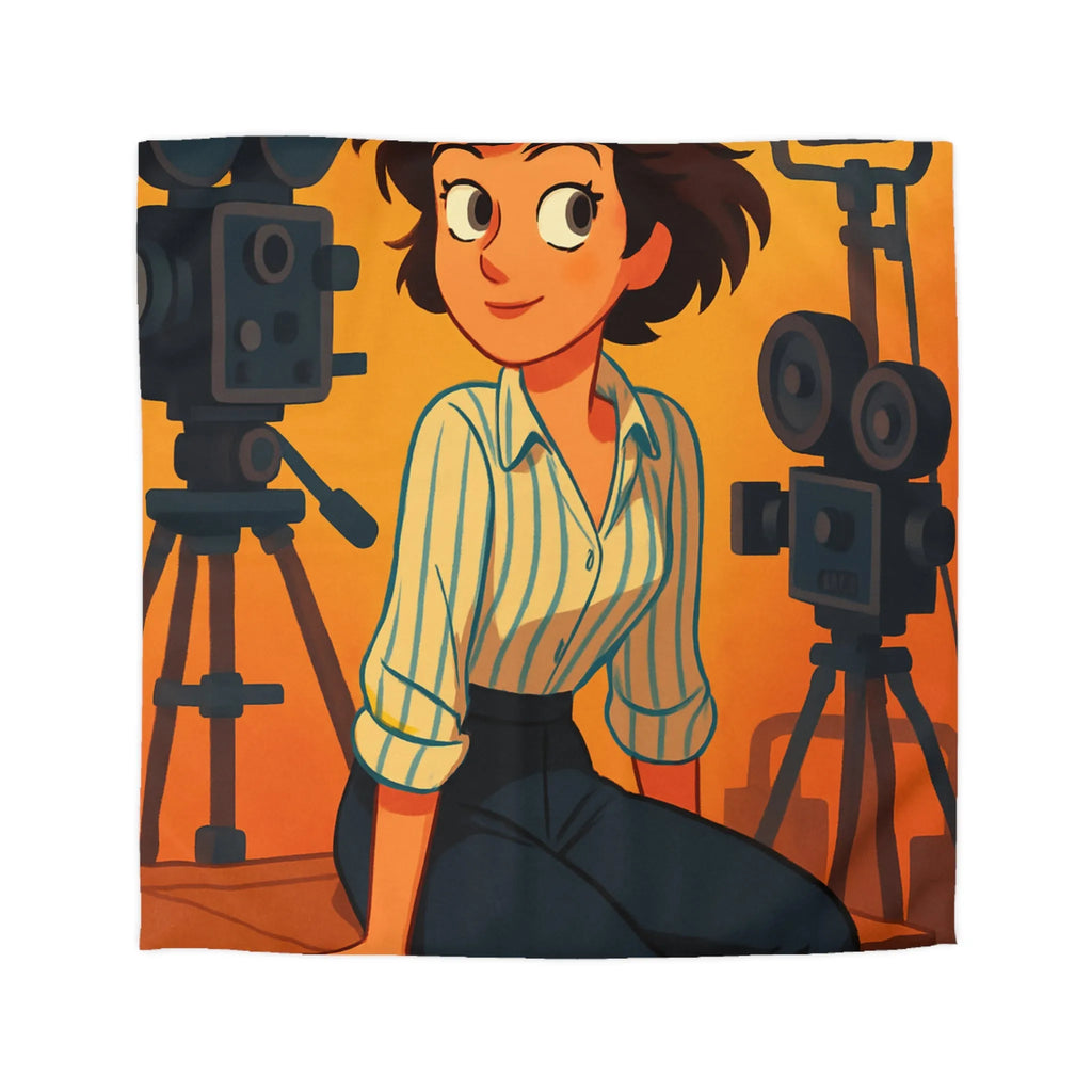 Housse de Couette Microfibre Art Graphique Contemporain Style Décoratif Chambre Tendance