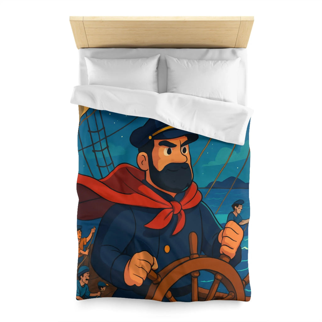 Housse de Couette Microfibre Art Graphique Contemporain Style Décoratif Chambre Tendance