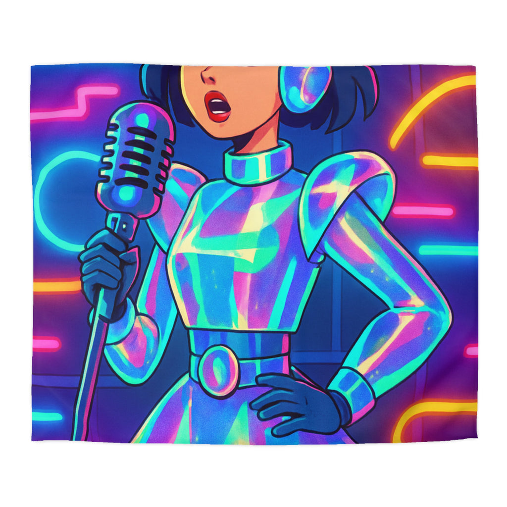 Housse de Couette Microfibre Design Artistique Moderne Décoration Chambre Confort Premium