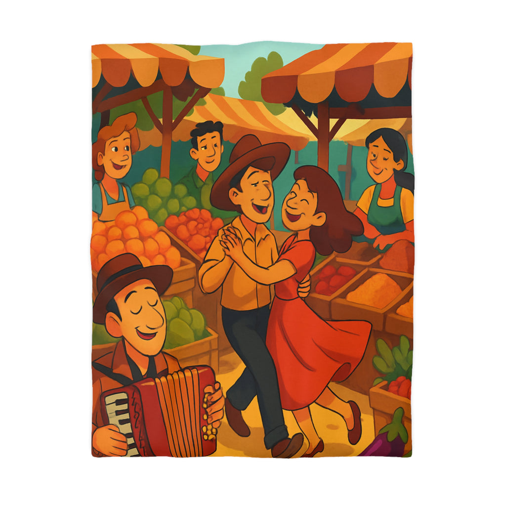 Housse de Couette Microfibre Design Artistique Moderne Décoration Chambre Confort Premium