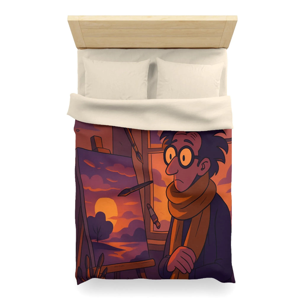 Housse de Couette Microfibre Création Artistique Moderne Design Exclusif Décoration Chambre