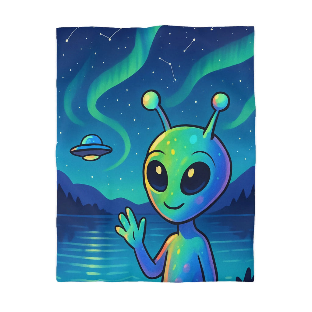 Housse de Couette Microfibre Art Graphique Contemporain Style Décoratif Chambre Tendance