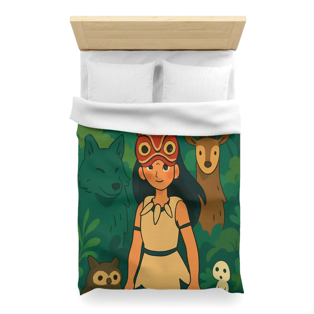 Housse de Couette Microfibre Art Graphique Contemporain Style Décoratif Chambre Tendance