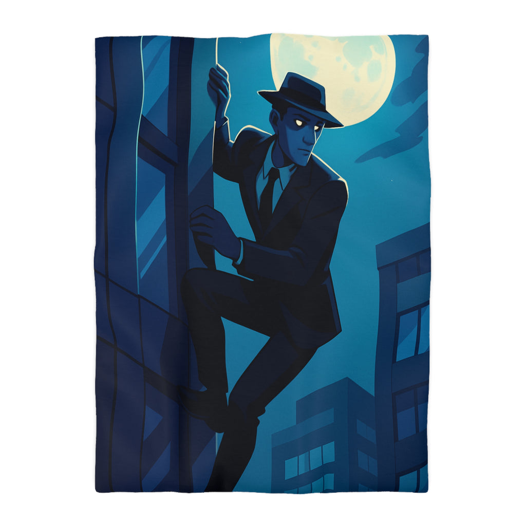 Housse de Couette Microfibre Illustration Unique Design Moderne Décoration Intérieure Raffinée