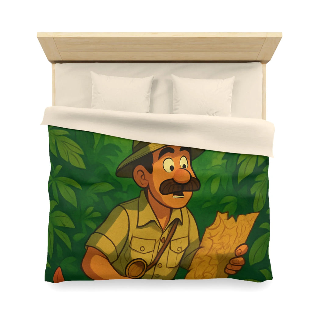 Décorez votre chambre avec une housse de couette aventure jungle et perroquet vibrant