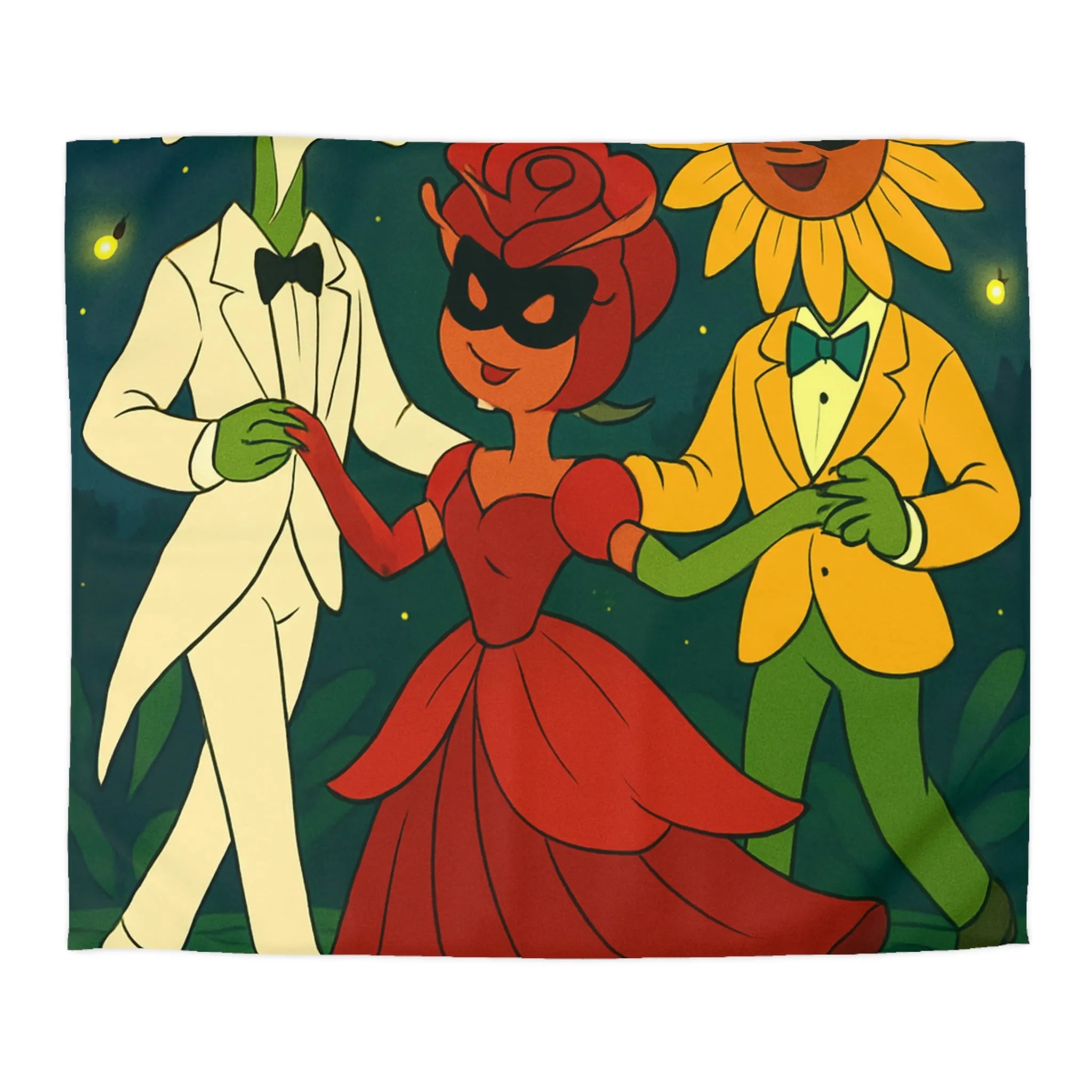 Housse de Couette Microfibre Art Graphique Contemporain Style Décoratif Chambre Tendance