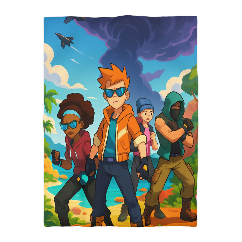 Housse de Couette Microfibre Création Artistique Moderne Design Exclusif Décoration Chambre