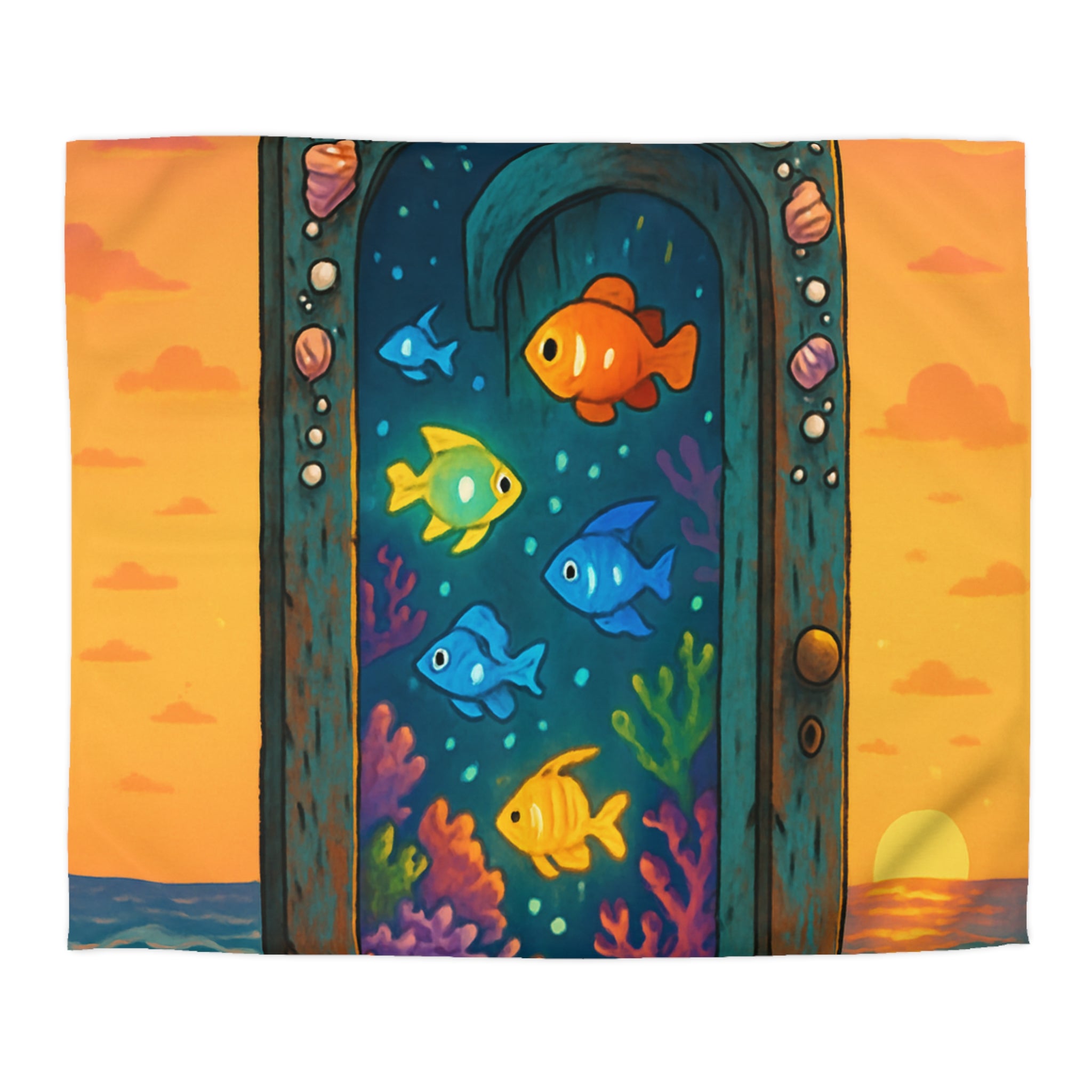 Housse de Couette Microfibre Motif Créatif Original Style Contemporain Chambre Élégante