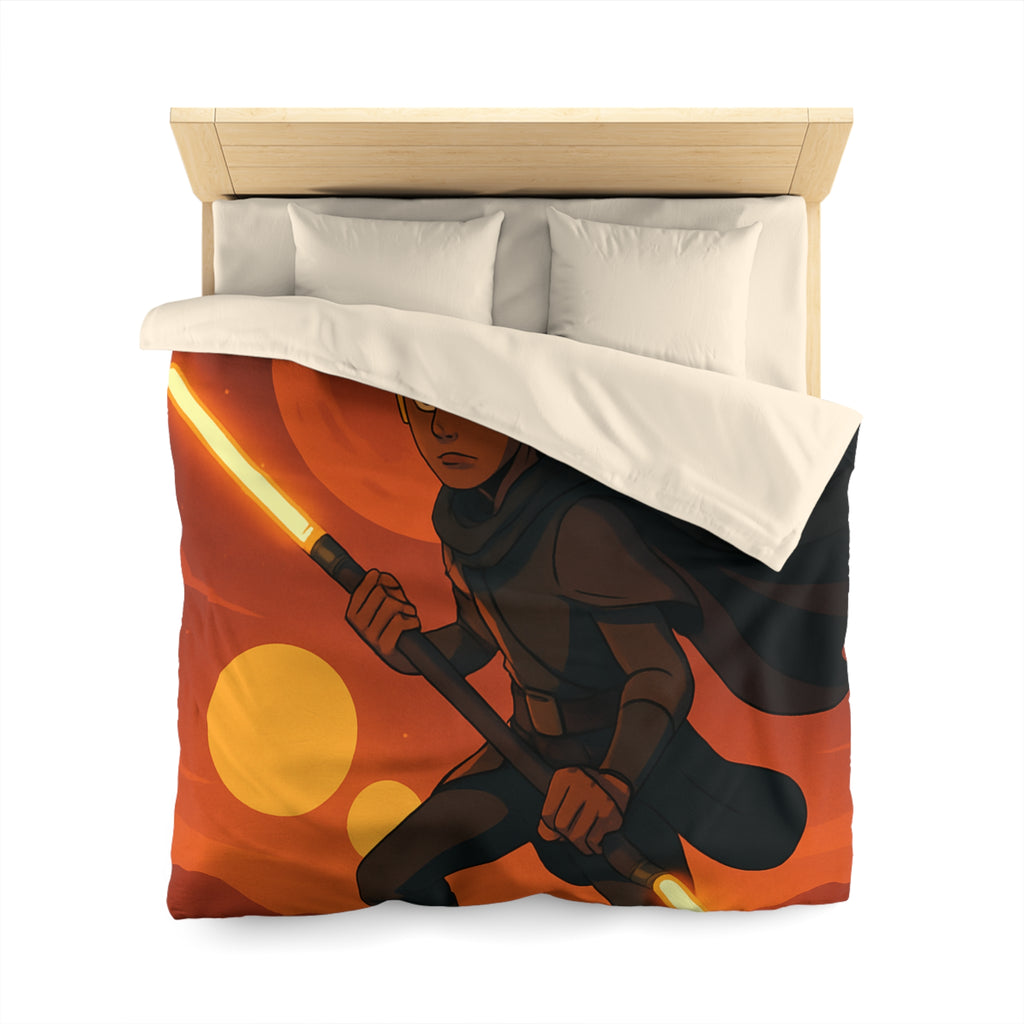 Housse de Couette Microfibre Motif Créatif Original Style Contemporain Chambre Élégante