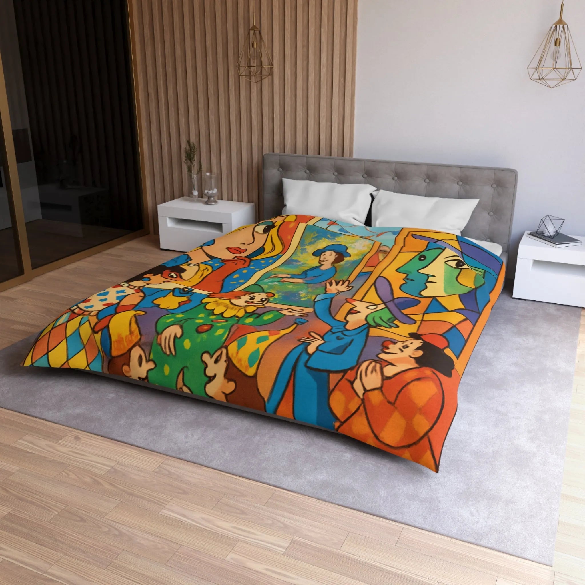 Égayez Votre Chambre avec une Housse de Couette Inspirée de l'Art du Cirque