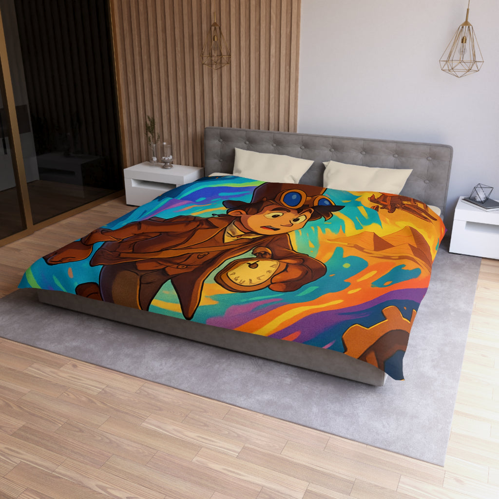 Housse de Couette Microfibre Création Artistique Moderne Design Exclusif Décoration Chambre