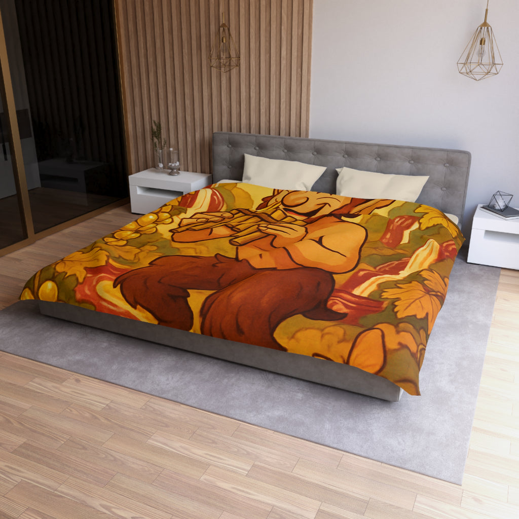 Housse de Couette Microfibre Illustration Unique Design Moderne Décoration Intérieure Raffinée