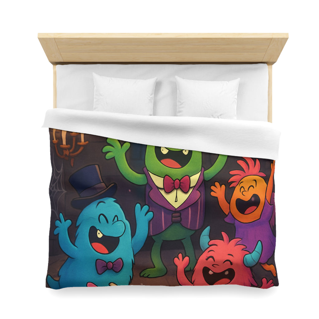 Housse de Couette Microfibre Design Artistique Moderne Décoration Chambre Confort Premium