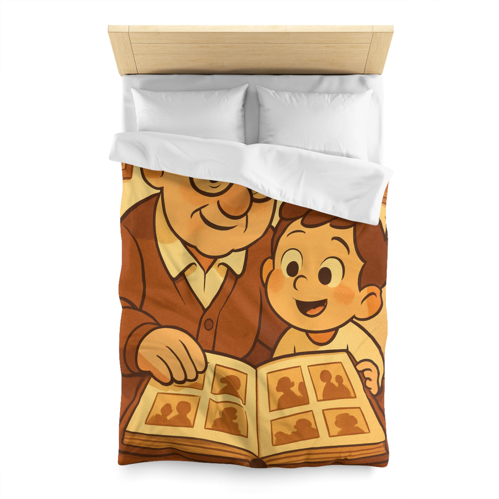 Housse de Couette Microfibre Design Artistique Moderne Décoration Chambre Confort Premium