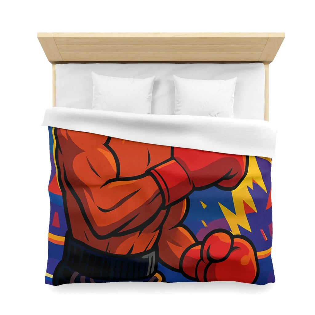 Housse de Couette Microfibre Art Graphique Contemporain Style Décoratif Chambre Tendance