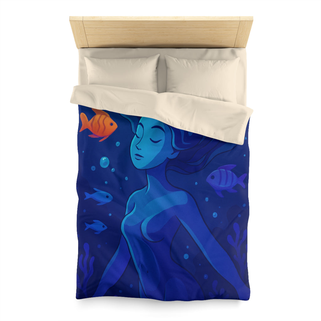 Housse de Couette Microfibre Motif Créatif Original Style Contemporain Chambre Élégante