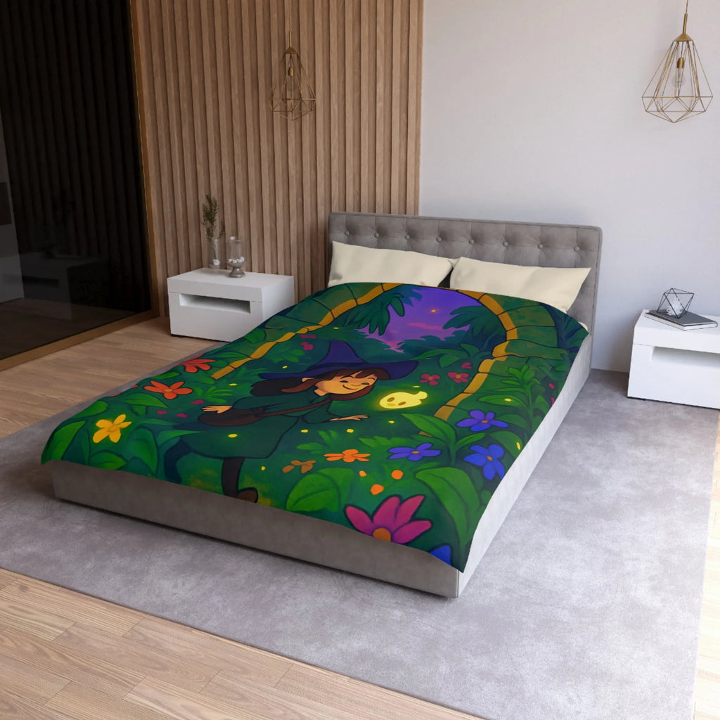 Enchantez votre chambre avec une housse de couette magique et lumineuse pour enfants