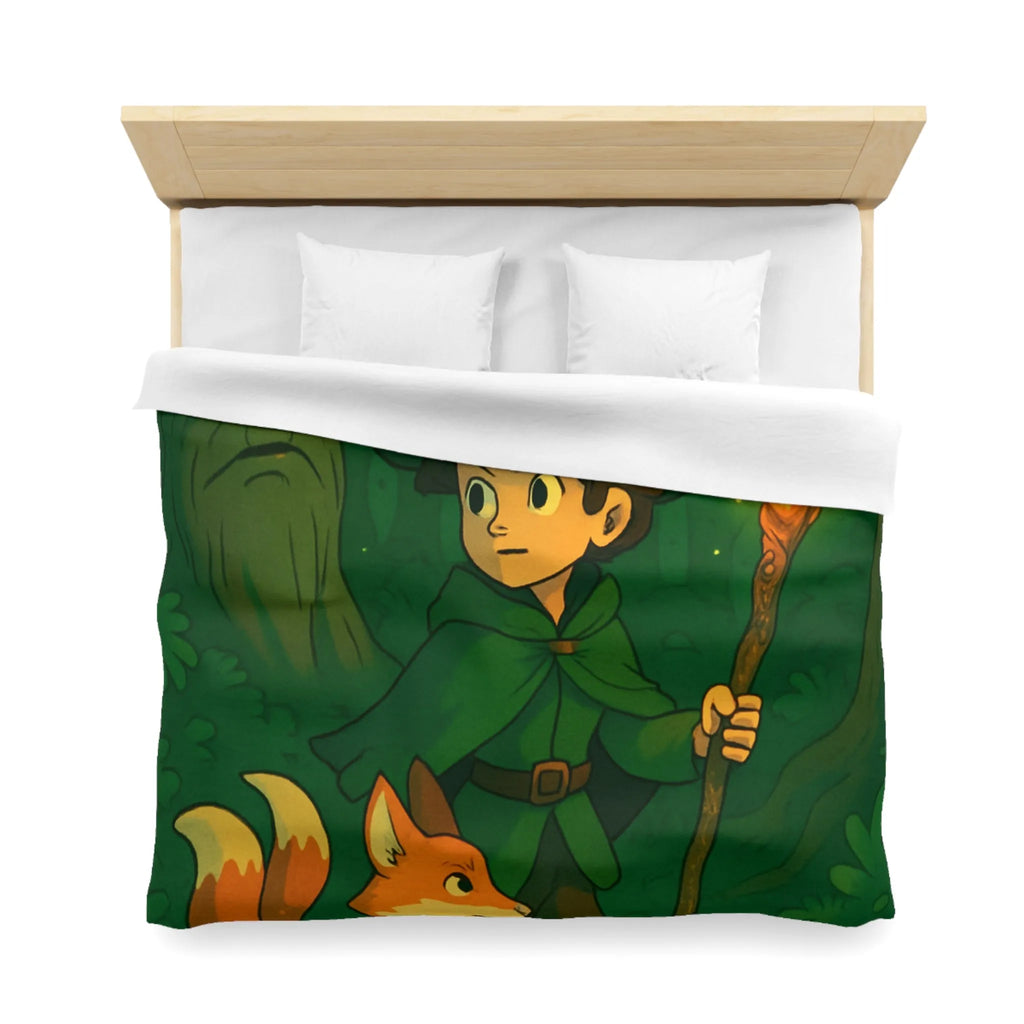 Housse de Couette Microfibre Art Graphique Contemporain Style Décoratif Chambre Tendance