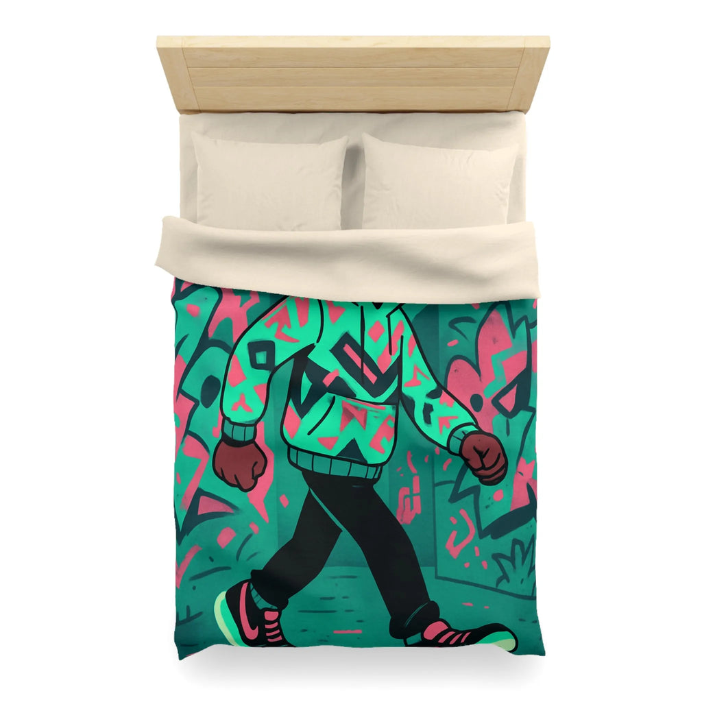 Housse de Couette Microfibre Création Artistique Moderne Design Exclusif Décoration Chambre