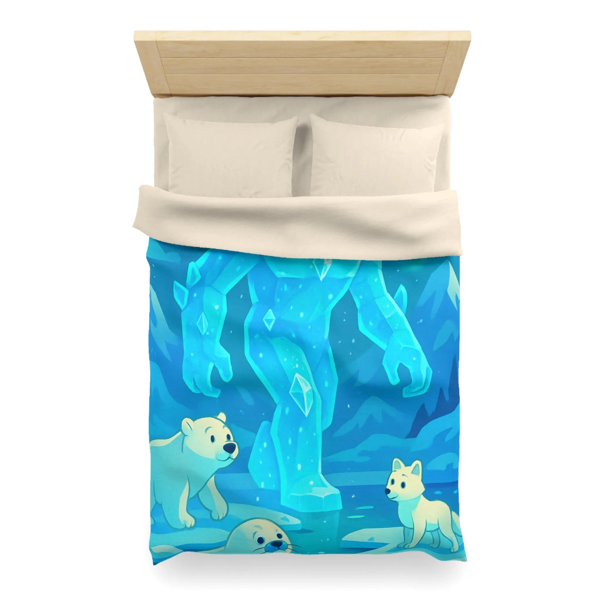 Housse de Couette Microfibre Art Graphique Contemporain Style Décoratif Chambre Tendance