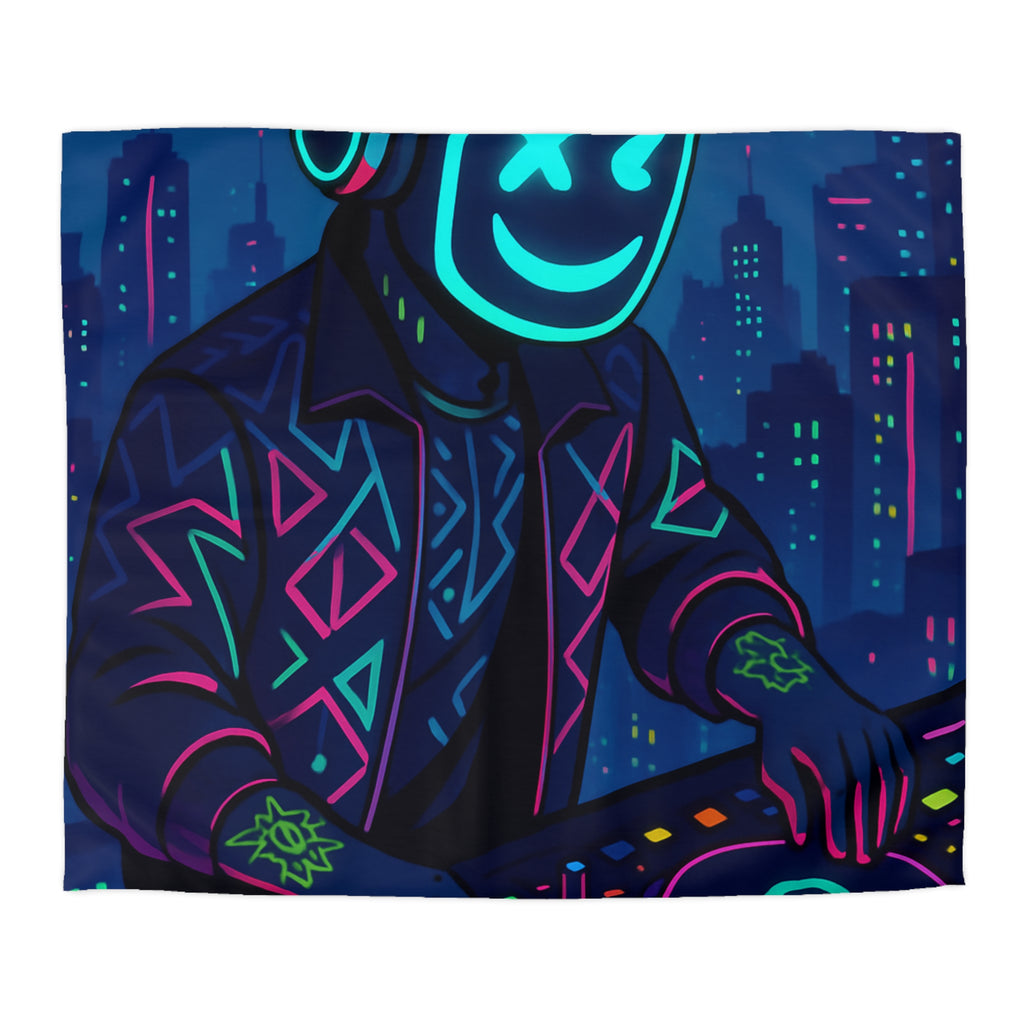 Housse de Couette Microfibre Motif Créatif Original Style Contemporain Chambre Élégante