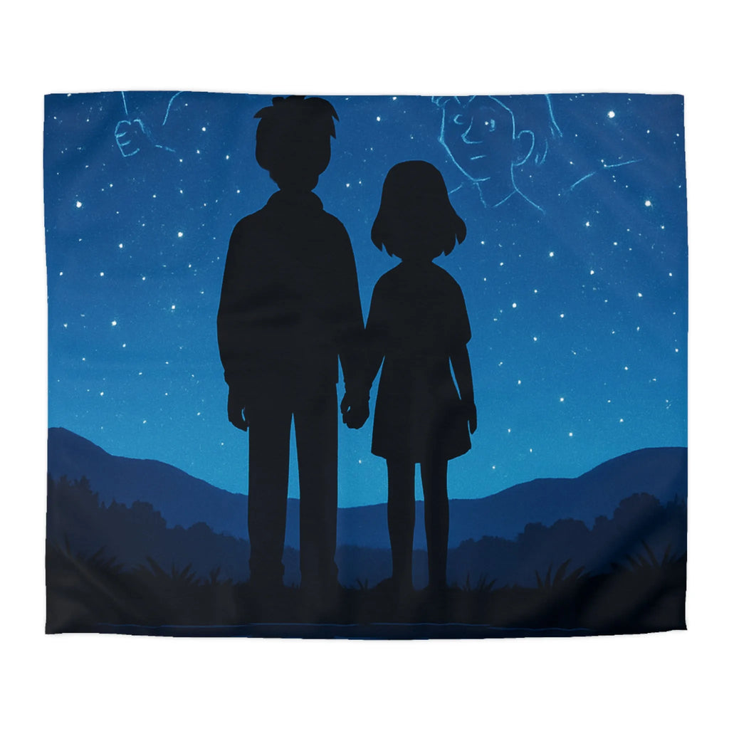 Housse de Couette Microfibre Art Graphique Contemporain Style Décoratif Chambre Tendance