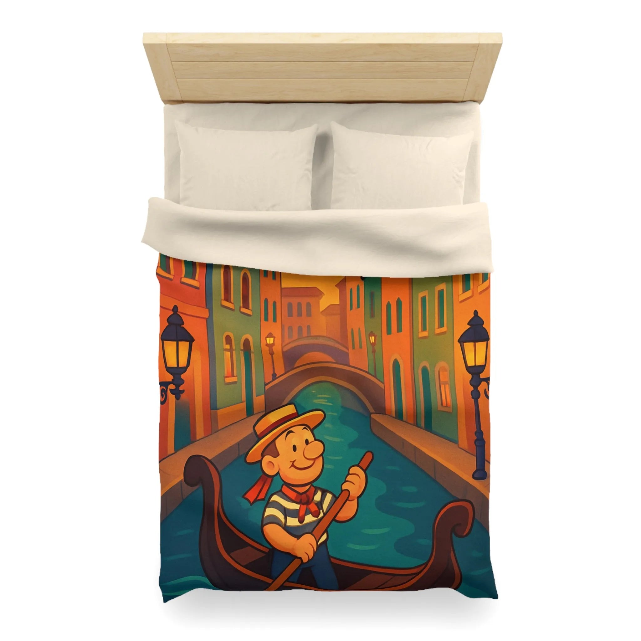 Housse de Couette Microfibre Création Artistique Moderne Design Exclusif Décoration Chambre