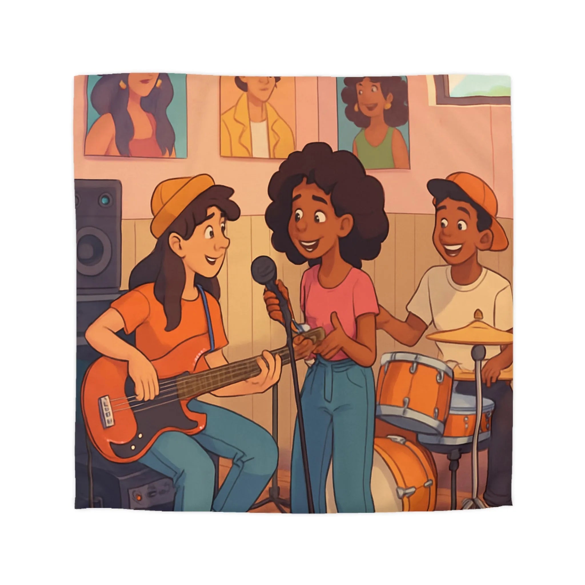 Housse de Couette Microfibre Création Artistique Moderne Design Exclusif Décoration Chambre