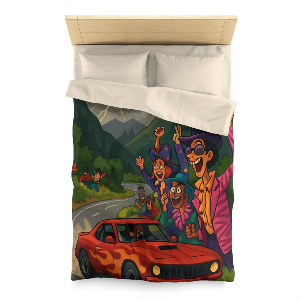 Housse de Couette Microfibre Création Artistique Moderne Design Exclusif Décoration Chambre