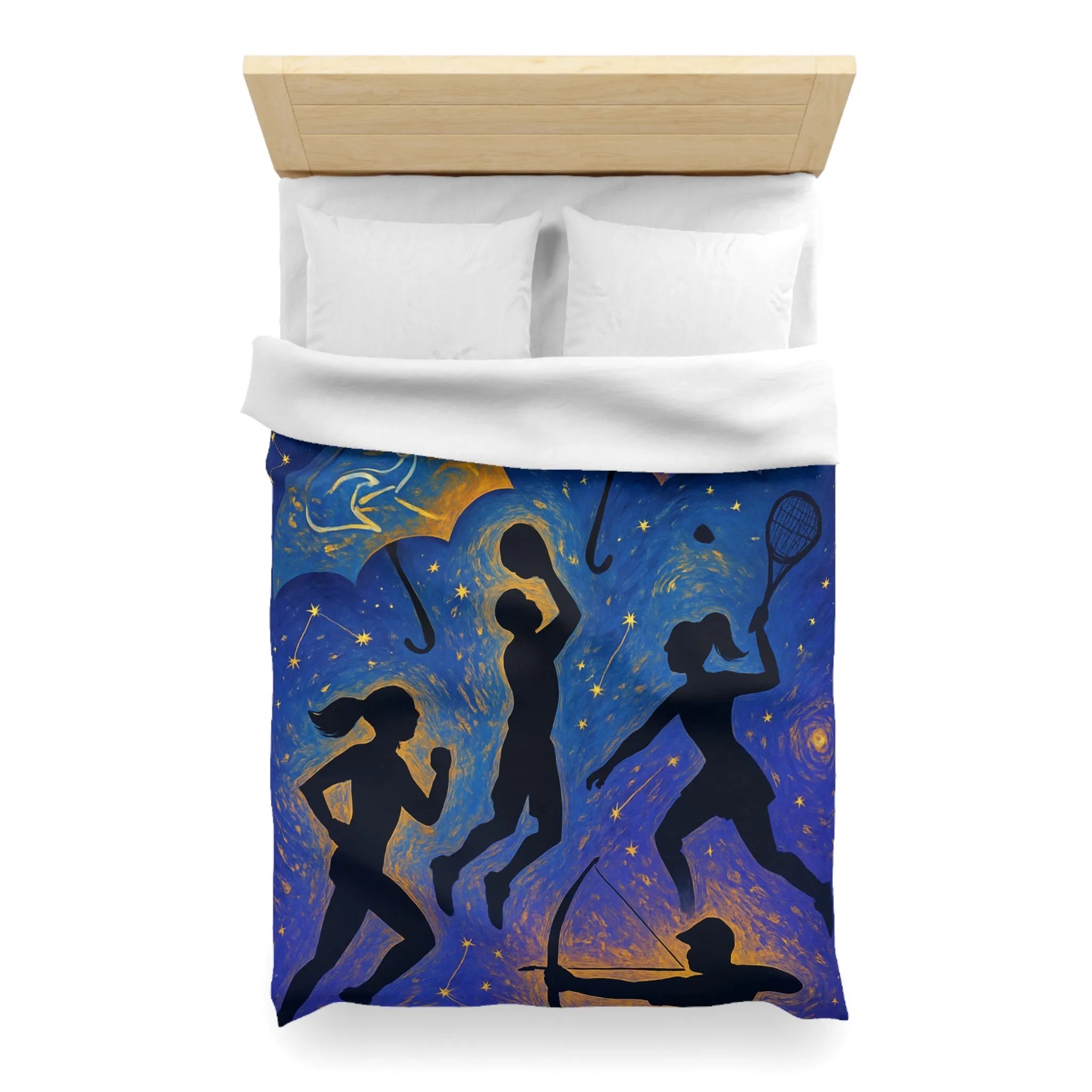 Housse de Couette Microfibre Création Artistique Moderne Design Exclusif Décoration Chambre