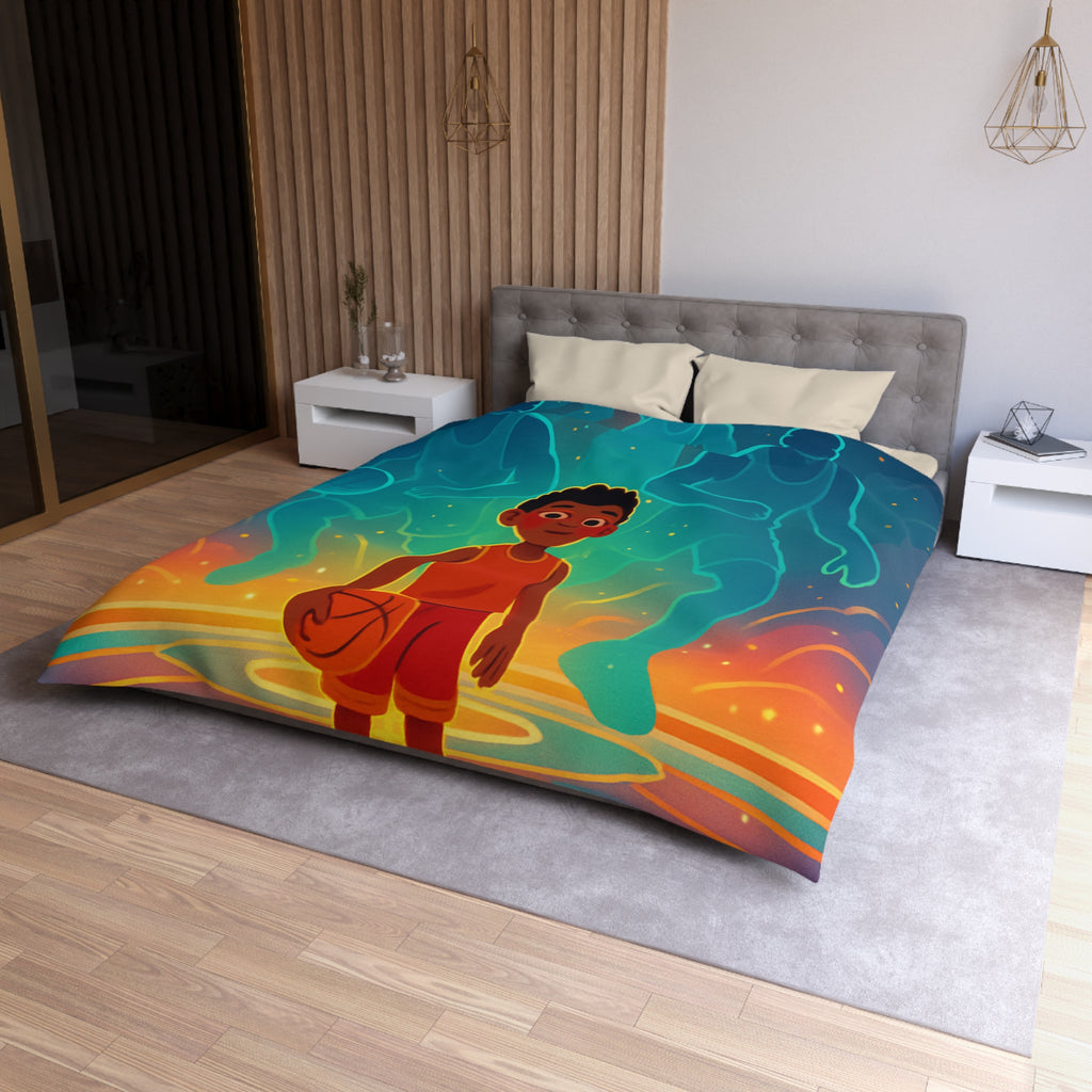 Housse de Couette Microfibre Illustration Unique Design Moderne Décoration Intérieure Raffinée