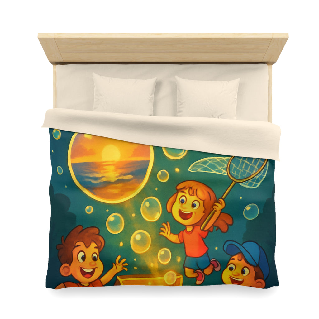 Housse de Couette Microfibre Motif Créatif Original Style Contemporain Chambre Élégante