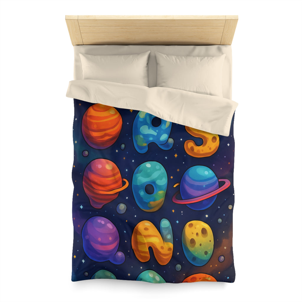 Housse de Couette Microfibre Design Artistique Moderne Décoration Chambre Confort Premium