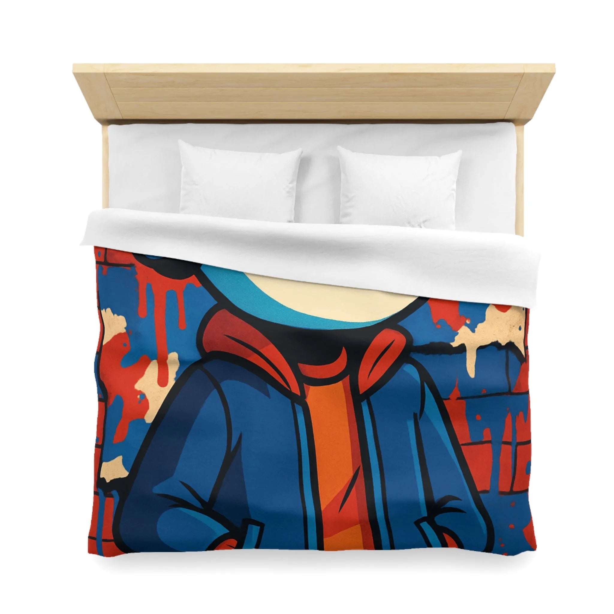 Housse de Couette Microfibre Création Artistique Moderne Design Exclusif Décoration Chambre