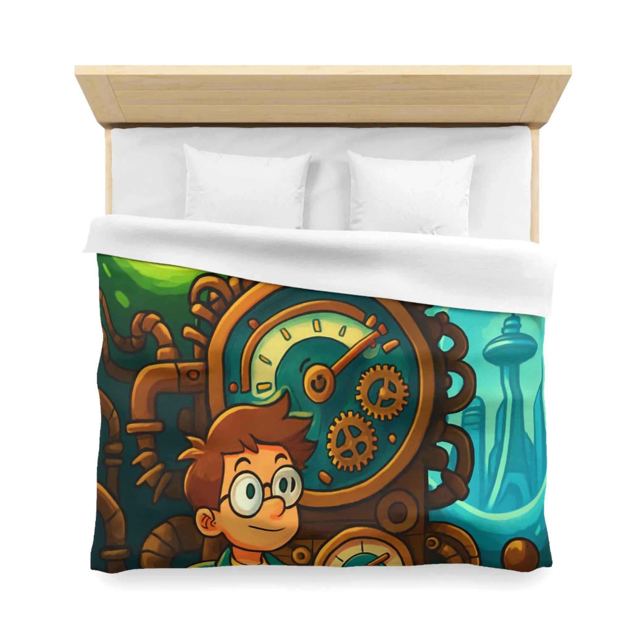 Housse de Couette Fantastique avec Aventure dans le Temps et Exploration de Mystères