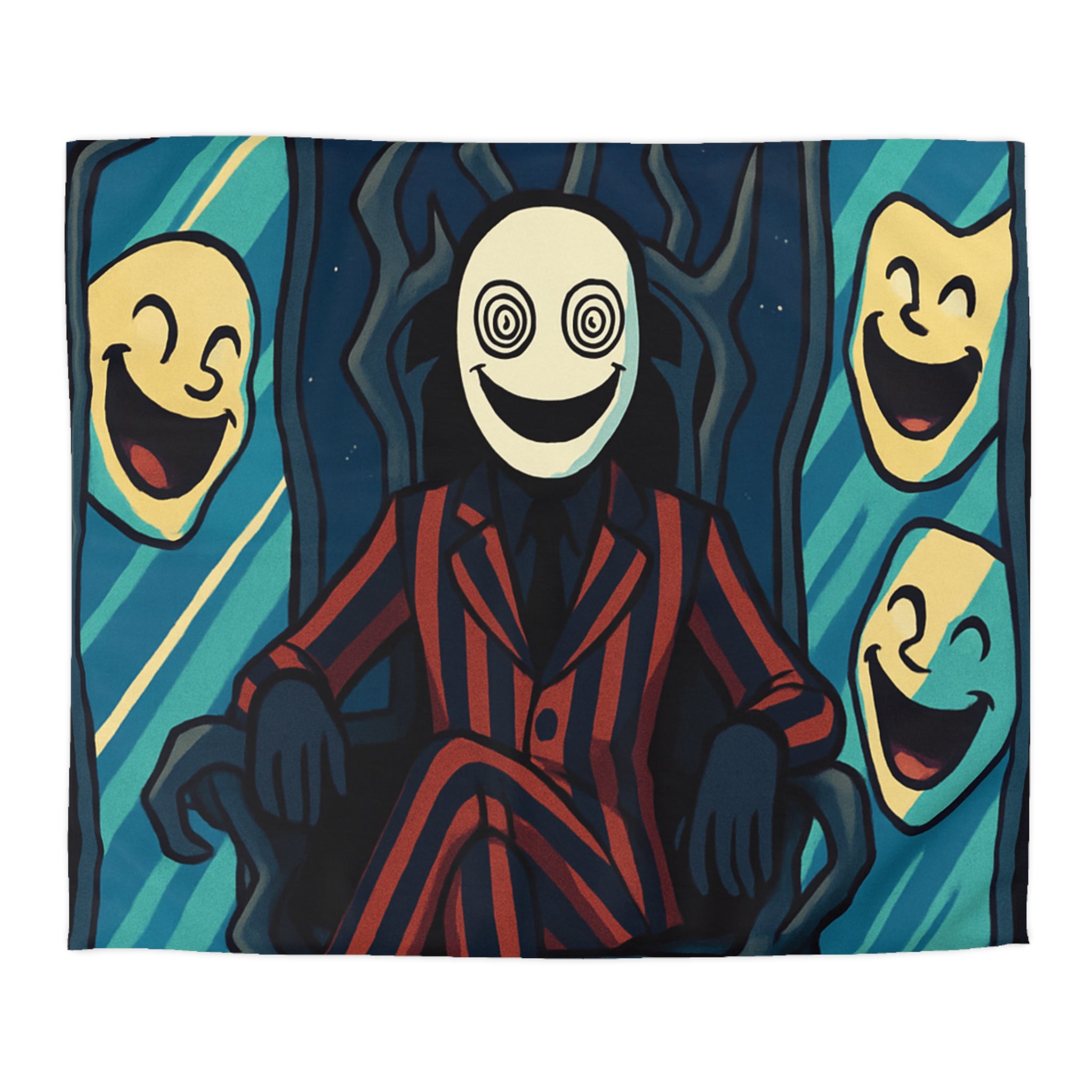 Housse de Couette Microfibre Design Artistique Moderne Décoration Chambre Confort Premium