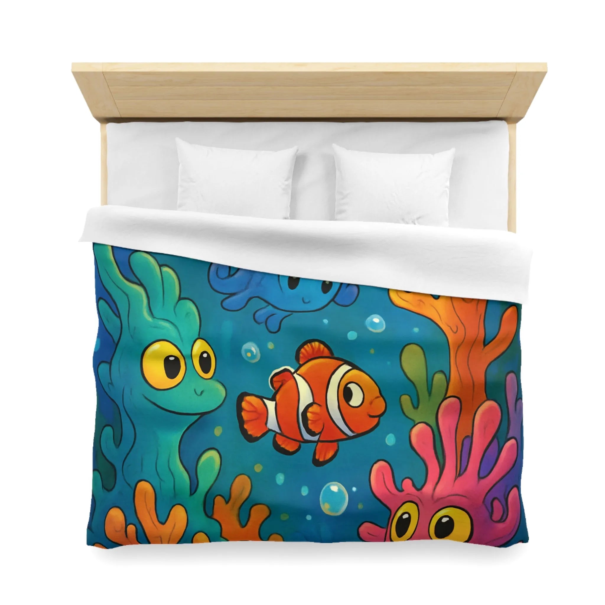 Explorez un Récif Abondant avec Poissons Sourire pour Chambre Enfant Enchantée