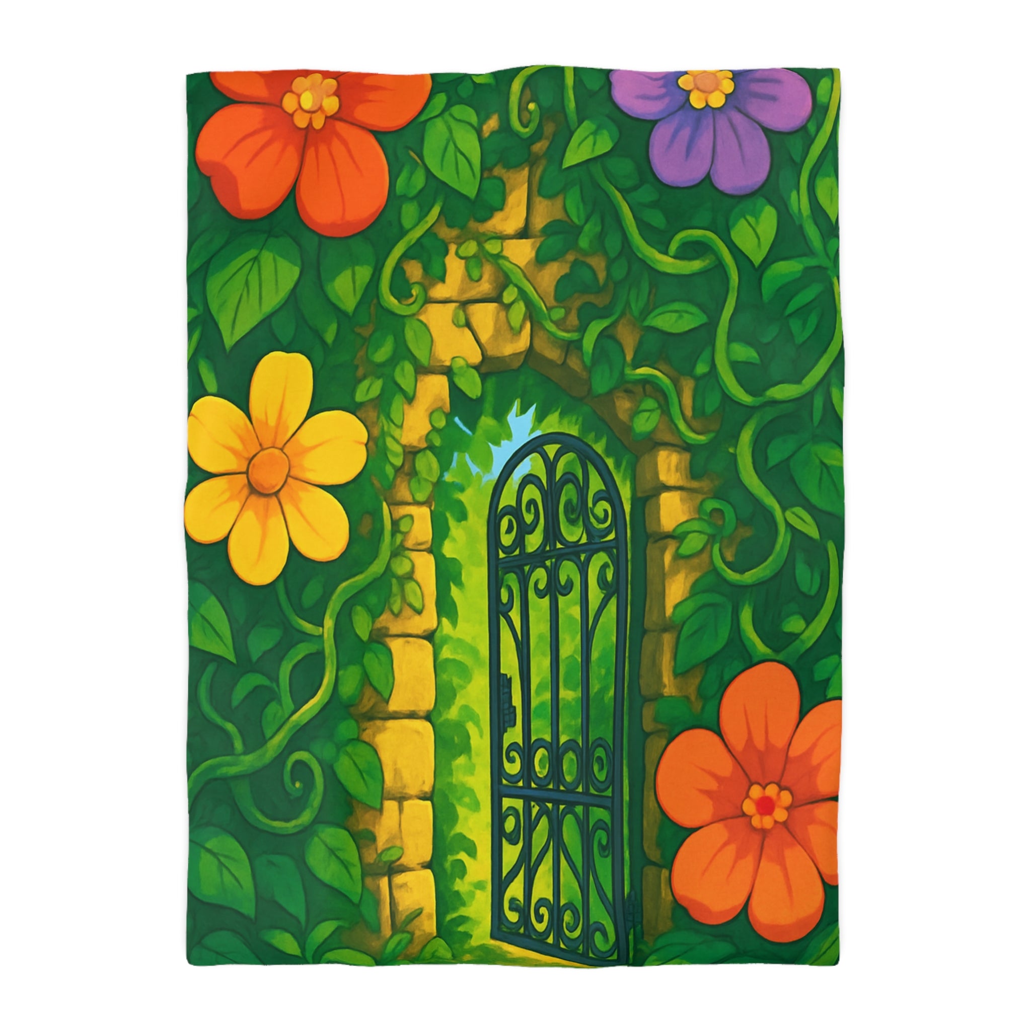 Housse de Couette Microfibre Création Artistique Moderne Design Exclusif Décoration Chambre