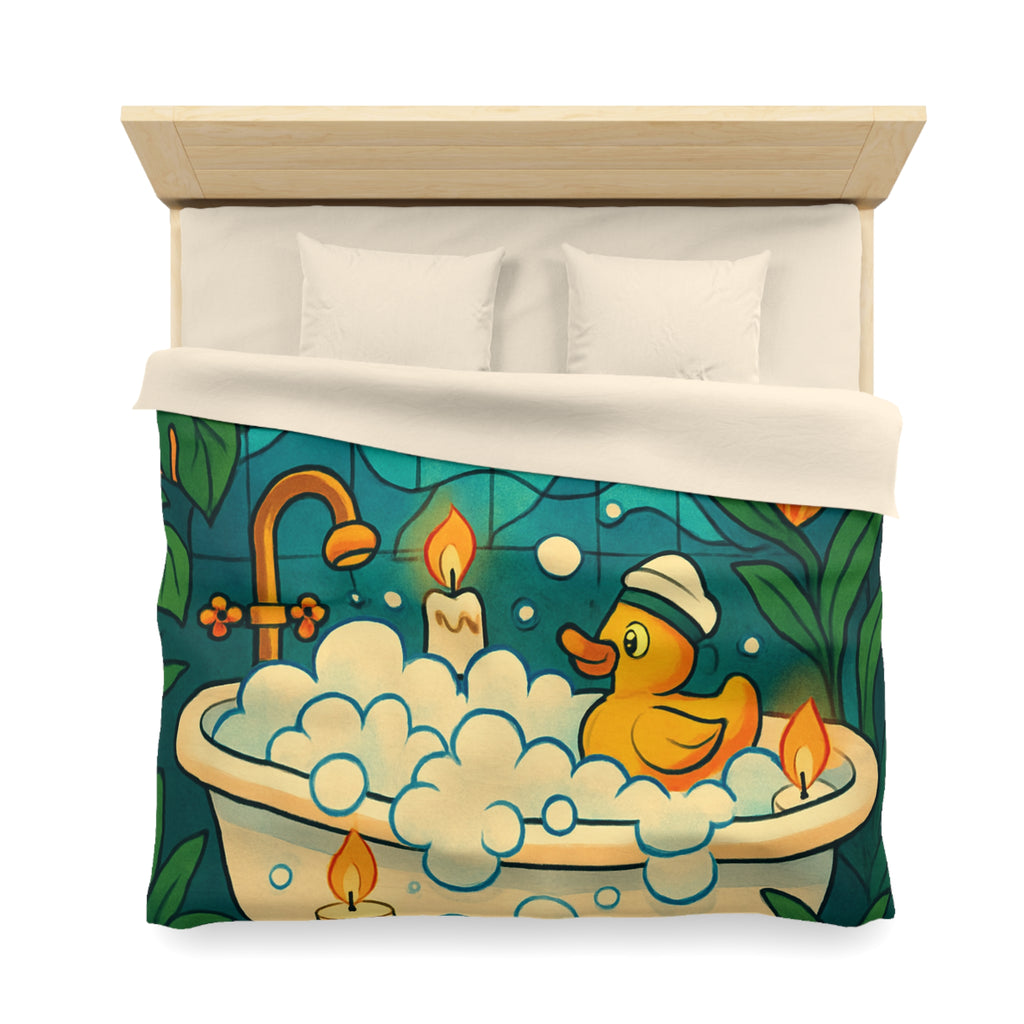 Housse de Couette Microfibre Design Artistique Moderne Décoration Chambre Confort Premium