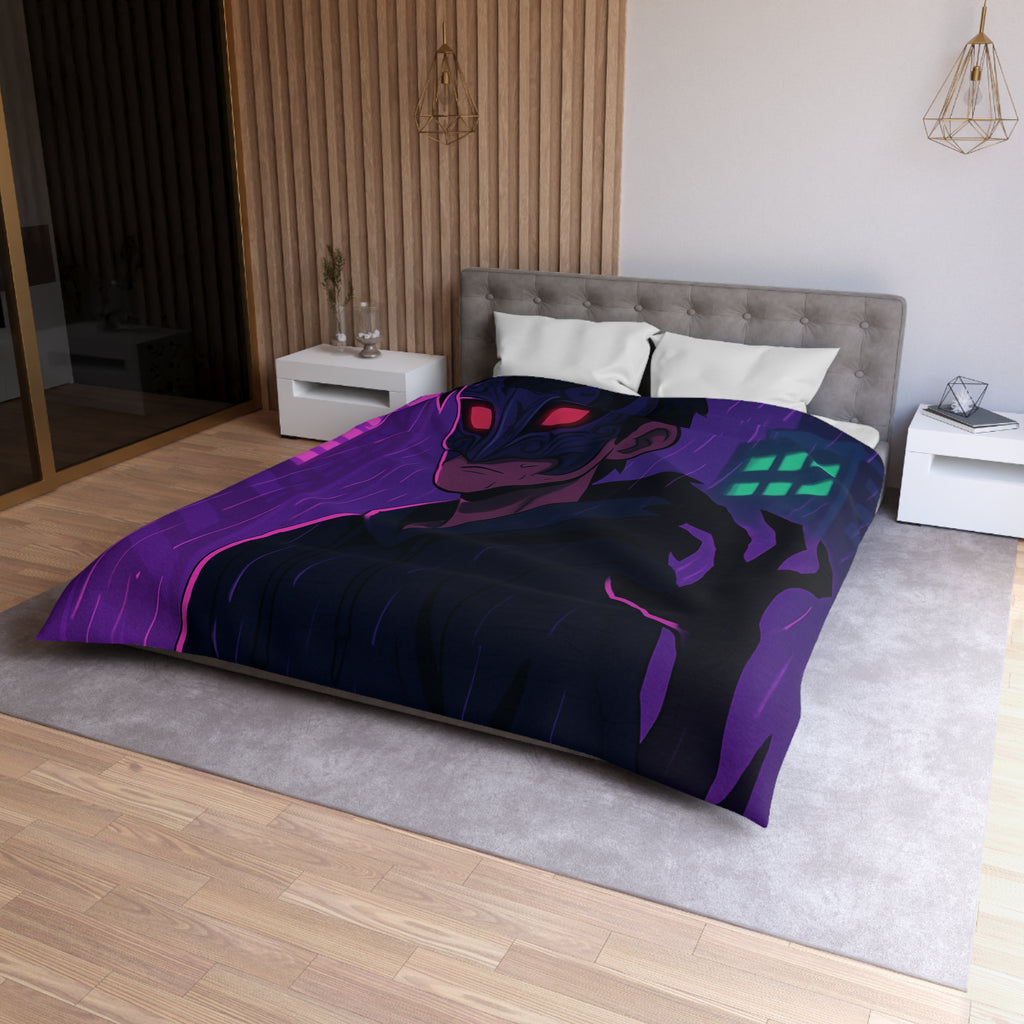 Housse de Couette Microfibre Design Artistique Moderne Décoration Chambre Confort Premium