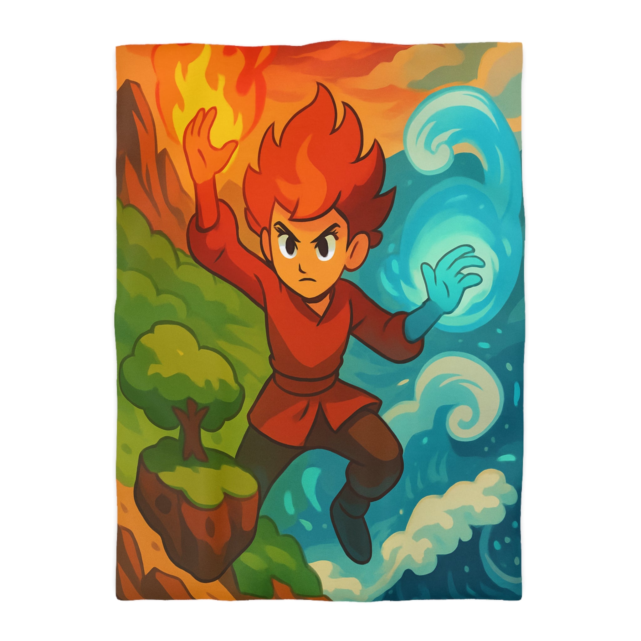 Housse de Couette Microfibre Motif Créatif Original Style Contemporain Chambre Élégante