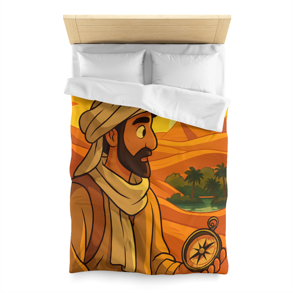 Housse de Couette Microfibre Illustration Unique Design Moderne Décoration Intérieure Raffinée